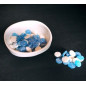 Pastilles rondes bleues et blanches Menthe sachet 200 gr