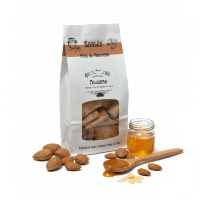 Biscuits sables miel et amandes 180 gr : Tarif Exclusif