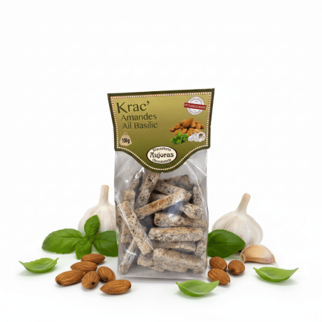 Krac' Amandes, Ail, Basilic 150 g | Qualité Savoureux