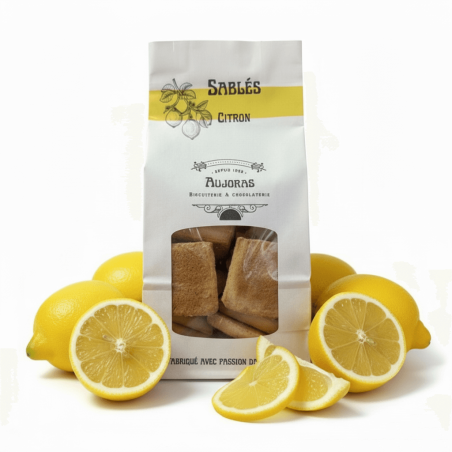 Biscuits sablés citron 180 gr | Qualité Artisanal