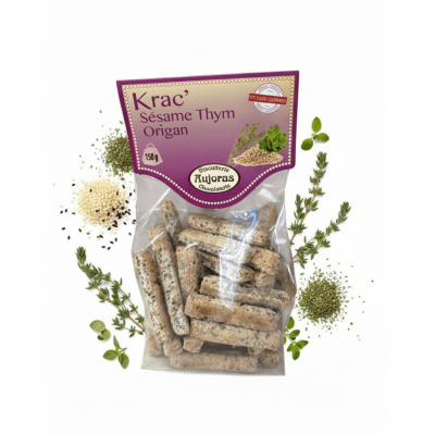 Krac' Sésame, Thym, Origan 150 gr | Qualité Premium