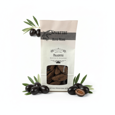 Navettes Olive Noire 180 gr | Qualité Gastronomique