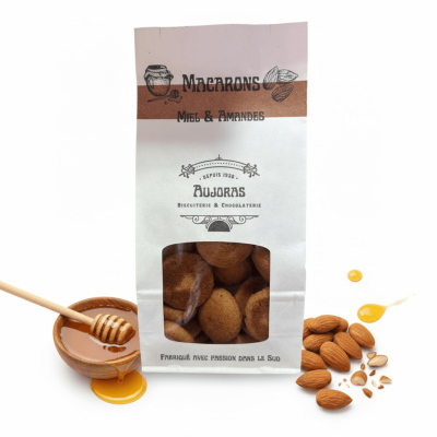 Macarons Miel et Amandes 180 gr | Qualité Authentique