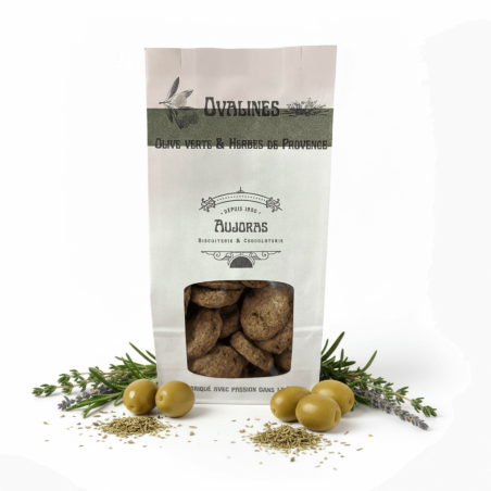 Ovalines Olive verte et Herbes de Provence 180 g
