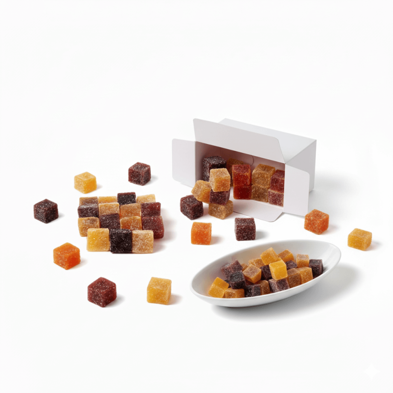Pâte de fruits de Provence Cubes Assortis : Tarif Exclusif