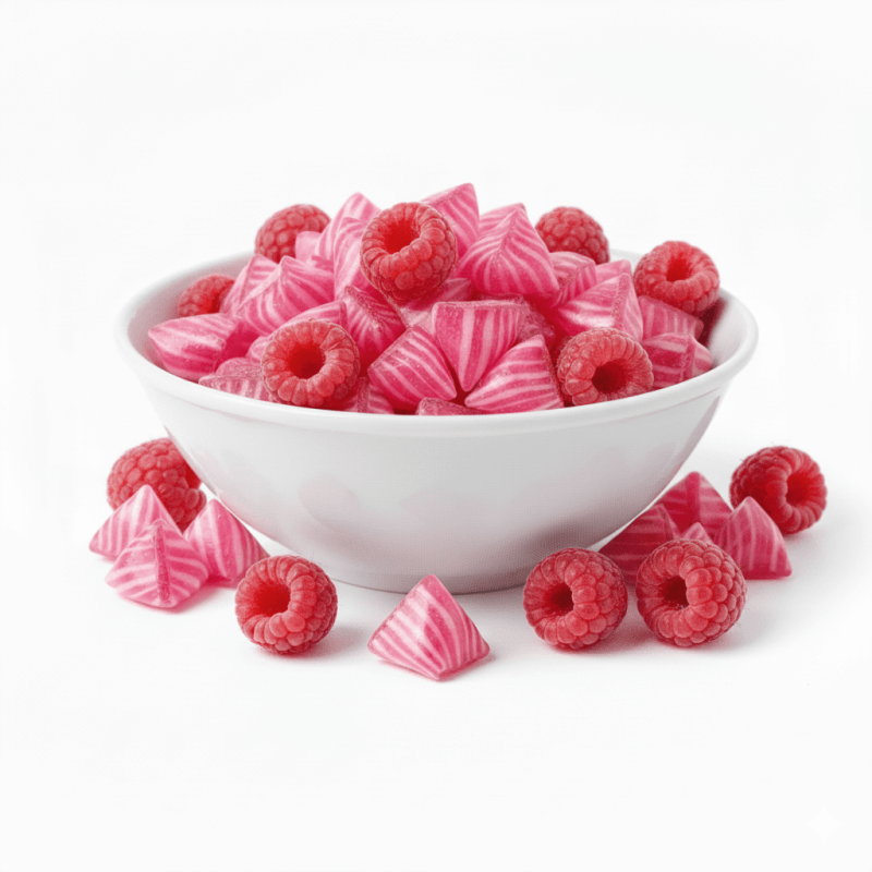 Berlingots de Carpentras saveur framboise sachet 200 gr Berlingots de Carpentras saveur framboise sachet 200 gr