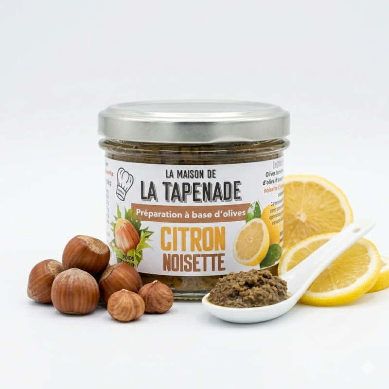 Tapenade Citron, noisette 100 gr