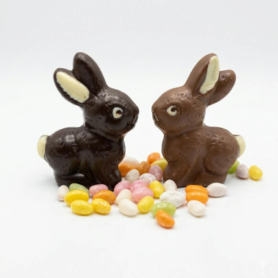 lapin noir ou lait 9cm