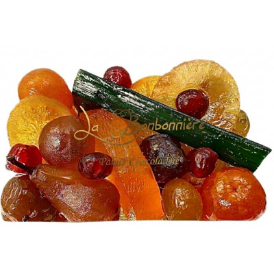 assortiment fruits confits