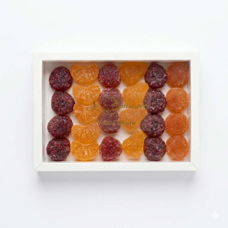 coffret pâtes de fruit forme fruit 275 gr