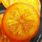 Tranches d'orange confites
