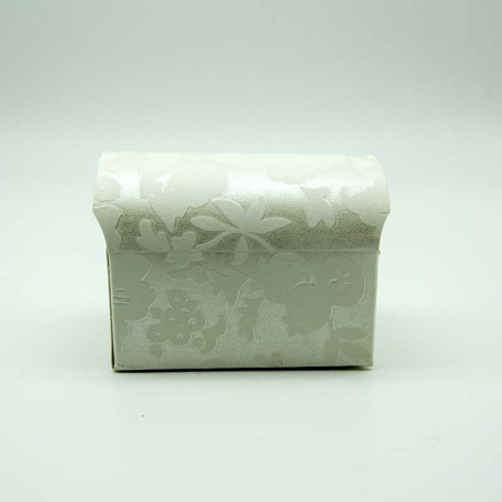 Boite Coffre Mariage Beige Nacré | Qualité Premium