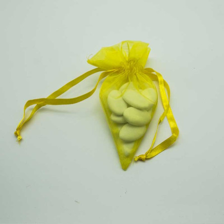 Organza Forme Goutte avec cordon | Qualité Gastronomique